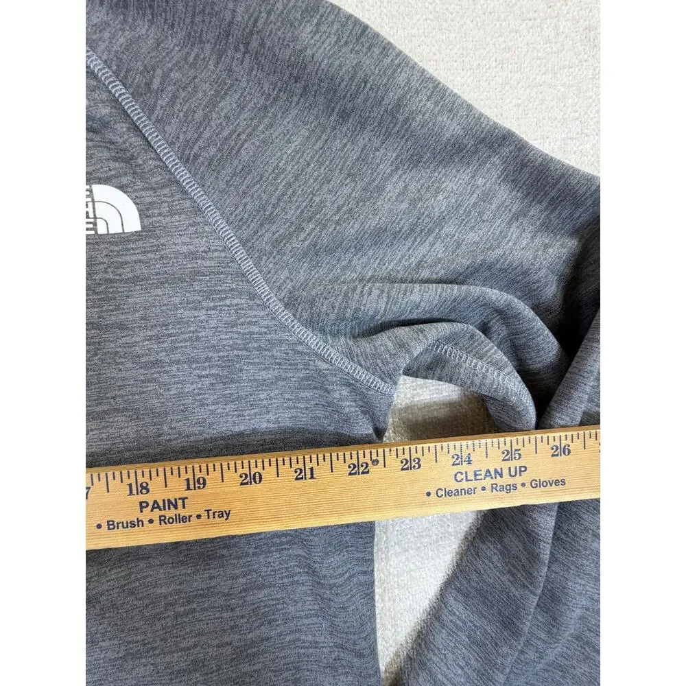 The North Face Men's Large Gray Canyonlands Half Zip Pullover Fleece Hiking Top